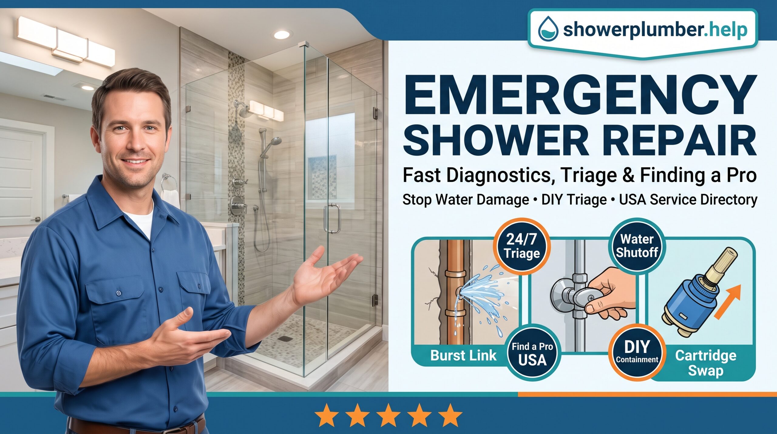 emergency shower repair- showerplumber.help